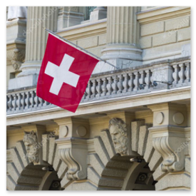 Romantic evening stroll through a historic Swiss old town
