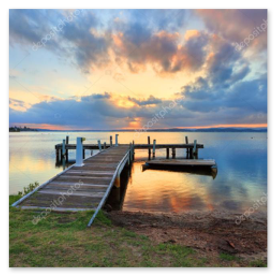 Mercedes SLK parked by a tranquil Swiss lake jetty